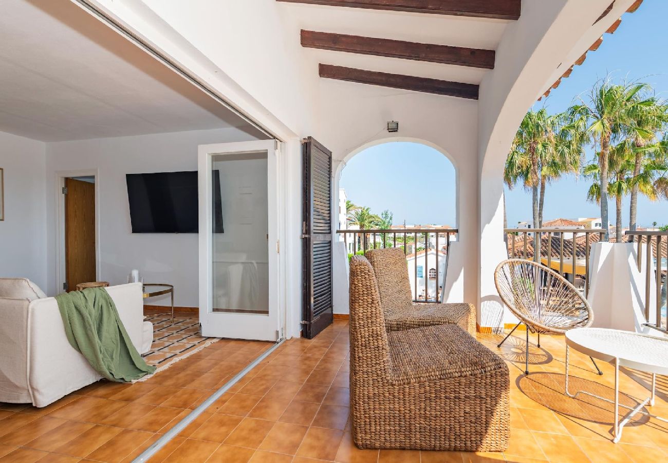 Ferienwohnung in Alaior - Siesta Mar 2 Family Deluxe Pool View Apt 51