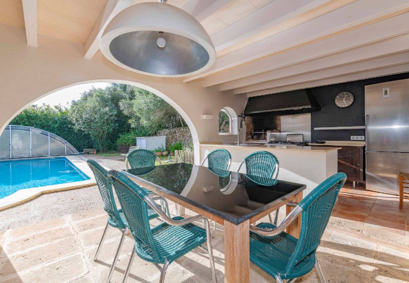 Villa in Es Castell - Villa Rosa — Garden & Pool Retreat